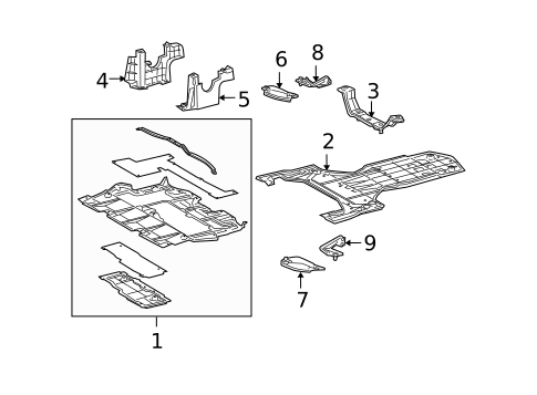 Splash Shields for 2006 Lexus GS430 #0