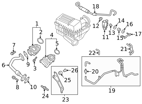 Emission Components for 2012 Volkswagen Passat #0