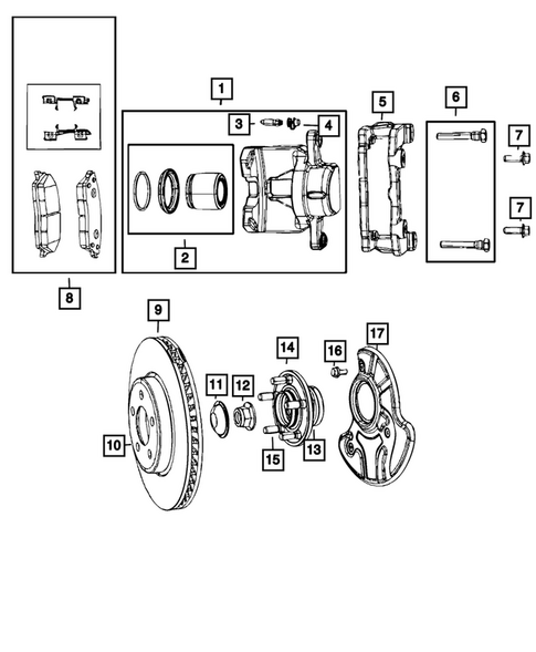 Front Brakes for 2023 Dodge Challenger #3