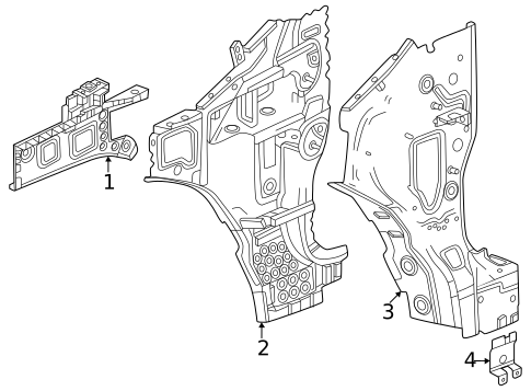 Hinge Pillar for 2025 Chevrolet Silverado EV #0