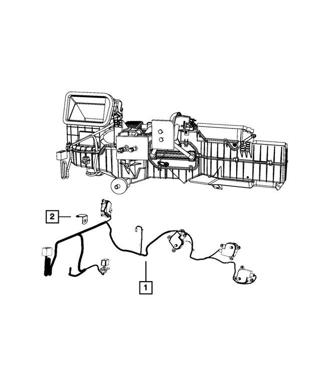 68068732AA - : A/C And Heater Wiring for Mopar Image