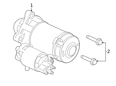 Starter & Related Components for 2021 Ford F-150 #0