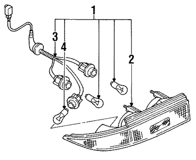 2655910Y00 - : Lens &amp; Housing for INFINITI: J30 Image