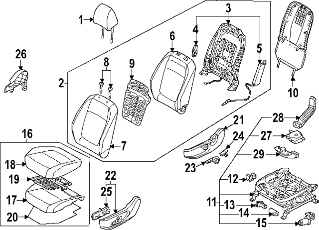 88160Q5080BQ7 - : Cushion Cover for Kia Image