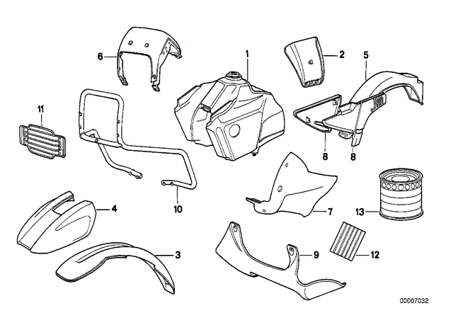 51142315443 - : Set Decorating Stripes - P/D for BMW-Motorrad Image