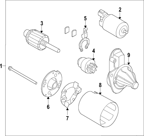 Starter for 2015 Hyundai Accent #0