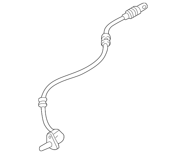 Genuine OEM ABS Wheel Speed Sensor | 463-540-03-17-64 | Fits