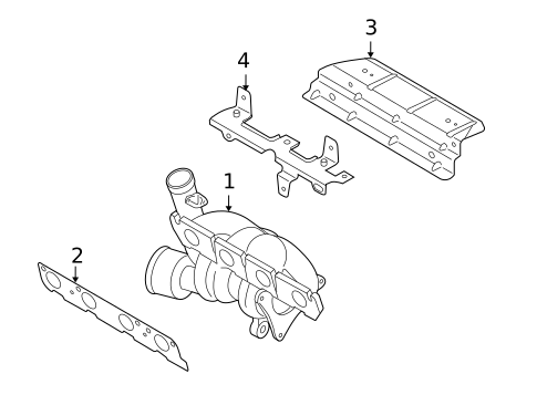 Exhaust Manifold for 2012 Volkswagen Beetle #2