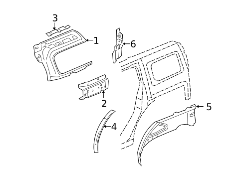 Inner Structure for 2010 Hummer H3 #0