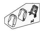 89K30R0122KTP - Body: Seat Back Assembly for Kia Image