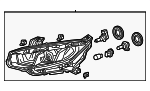 6336TEG305 - : Headlamp Assembly for Honda: Civic Image
