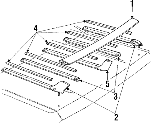 Luggage Carrier for 1986 Pontiac Fiero #0