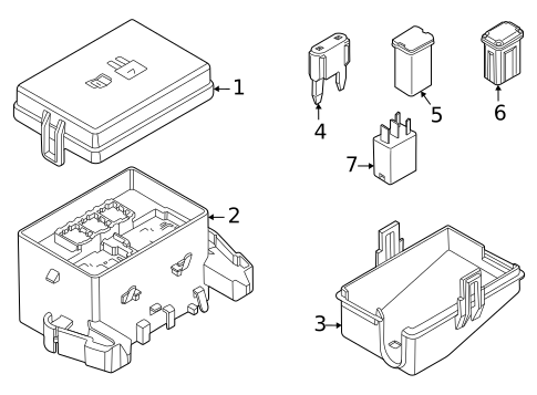 Fuse & Relay for 2023 Ford F-150 #0