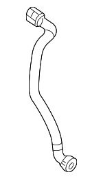 8H0201945 - Emission Control: Secondary Air Injection Pump Hose for Audi Image