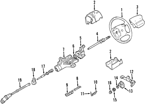 Steering Wheel for 2002 Mazda B3000 #0