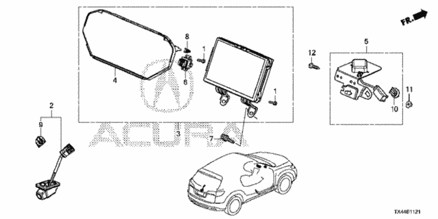 Navigation System - Rear Camera (2) for 2017 Acura RDX #0