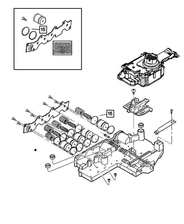 RL354765AB - Automatic Transmission Multi-Speed: Valve Body Assembly for Mopar Image