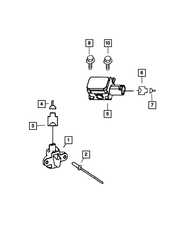 68013424AA - Electrical: Side Airbag Impact Sensor for Mopar Image