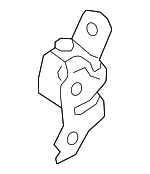 793251Y000 - Body: Lower Hinge for Hyundai: Accent, Kona, Kona Electric, Venue Image