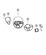 7HB35FDQAA - : Steering Wheel Bezel for Mopar Image