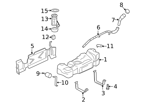 Hardware, Fasteners & Fittings for 2009 Saab 9-7x #0