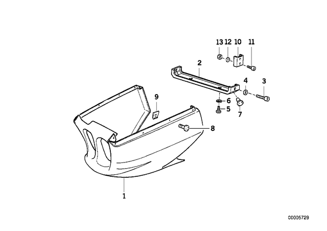 46632307444 - Frame and Mounting Parts: Bracket Lower -  for BMW-Motorrad Image