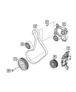 68608768AA - Cooling: Crankshaft Damper for Mopar Image