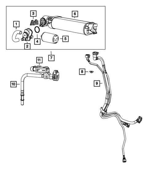 Vacuum Canister/Leak Detection Pump for 2012 Dodge Challenger #0