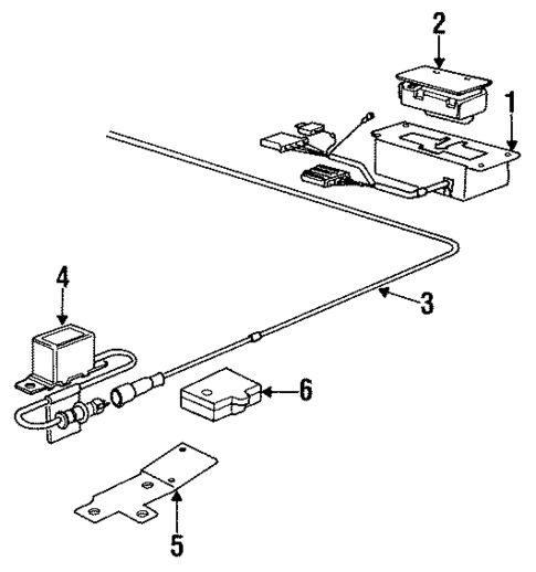 Air Bag Components for 1988 BMW 735i #0