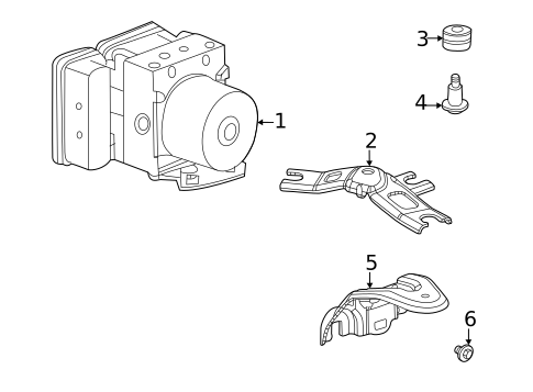 ABS Components for 2025 Acura TLX #0