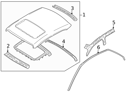 Roof & Components for 2000 Nissan Altima #0