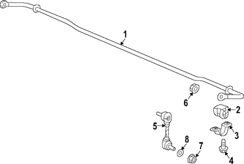 Stabilizer Bar & Components for 2025 Honda CR-V #0