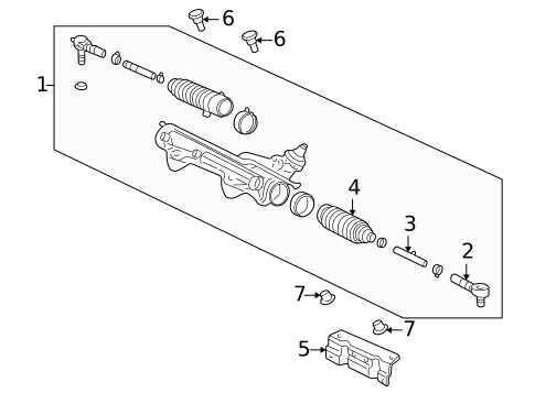 Steering Gear & Linkage for 2005 Lincoln Aviator #0