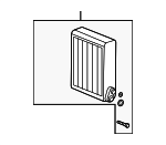 1563039 - HVAC: ACDelcoâ„¢ Evaporator Core for Cadillac: SRX Image
