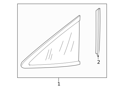 Glass & Hardware for 2015 Honda Crosstour #0