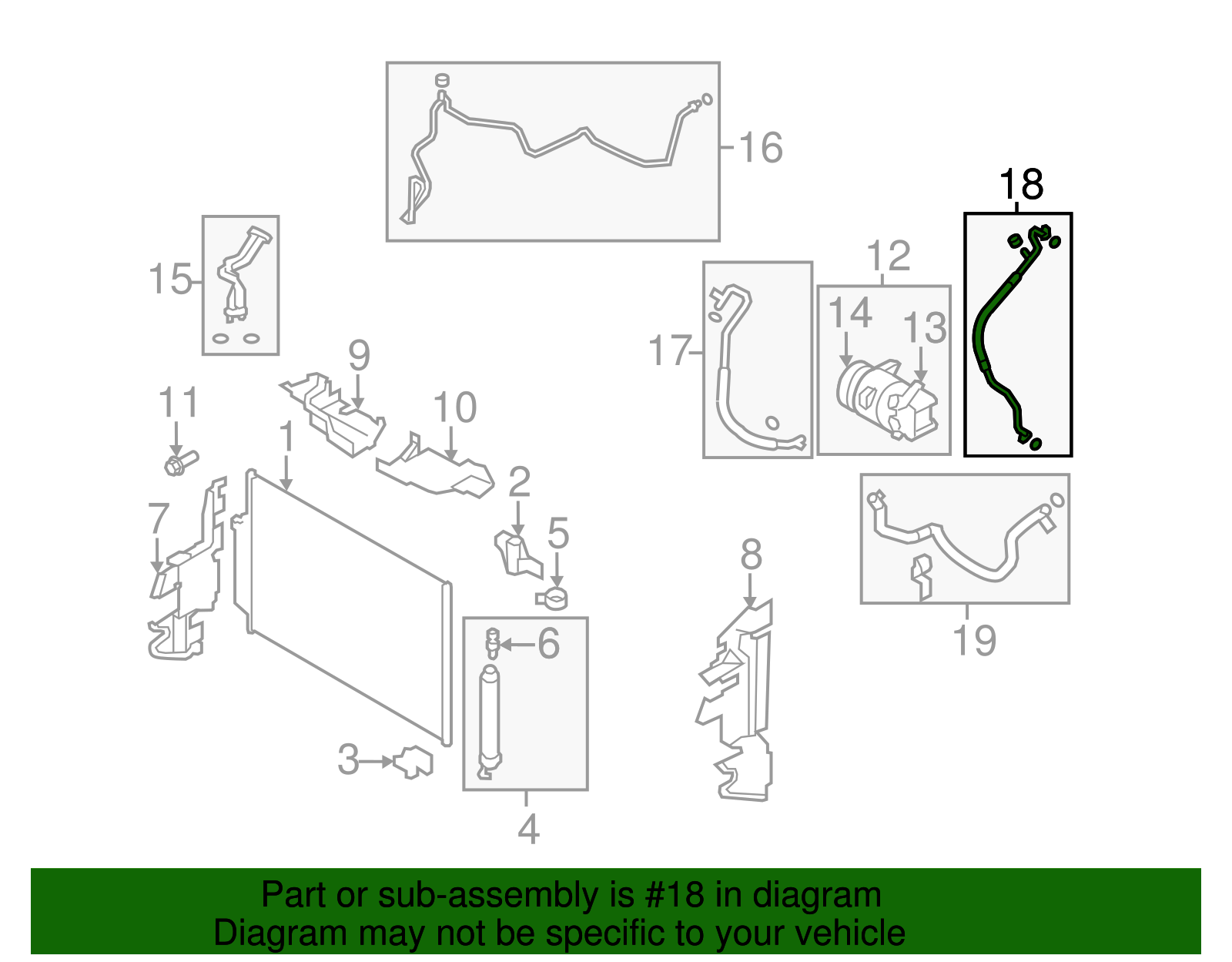 Lower Return Hose - Nissan (92480-1AA0A)