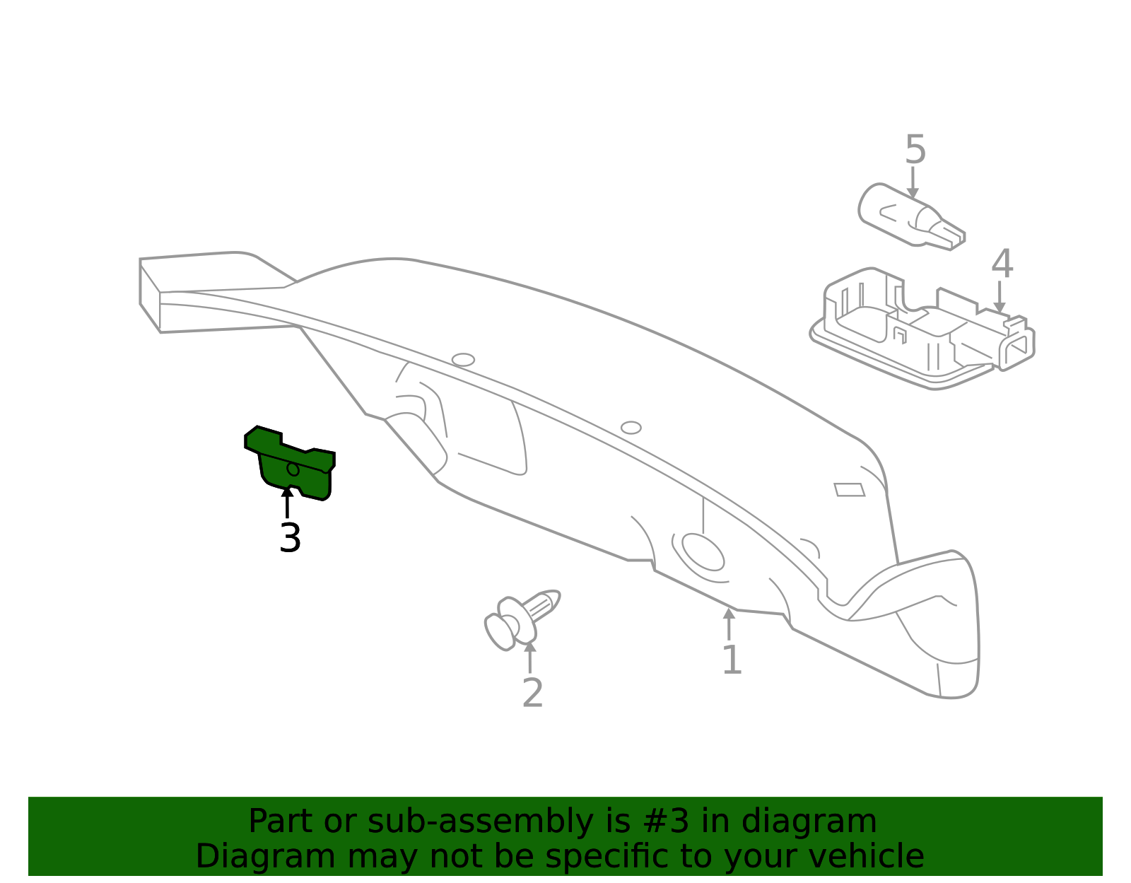 84635-SEA-003ZF - Handle Trunk Lid *NH167L* (Graphite Black