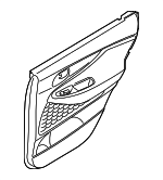 83307CL180NUT - : 2021-2023 Hyundai Santa Fe - Door Trim Panel for Hyundai: Santa Fe Image