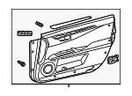 6761006N60C7 - Body: Door Trim Panel for Lexus: ES300h, ES350 Image