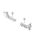 1KL39DX9AF - Interior Trim: Door Sill Molding, Left Rear for Chrysler: 300 | Dodge: Charger Image