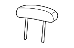 4W7Z54611A08FAA - Body: Headrest for FORD Image