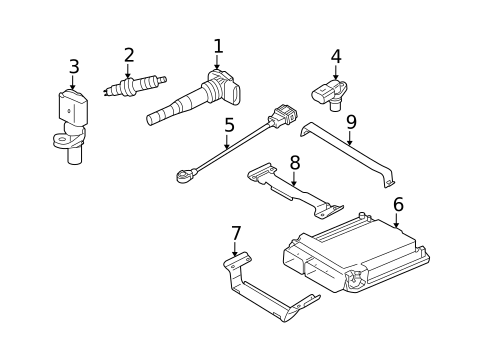 Ignition System for 2011 Audi A6 Quattro #0
