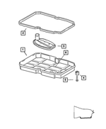 52108332AB - Automatic Transmission 5 Speed [DGJ/DJU]: Gasket for Mopar Image