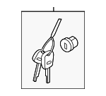 815212LA00 - : Cylinder &amp; Keys for Hyundai: Sonata Image