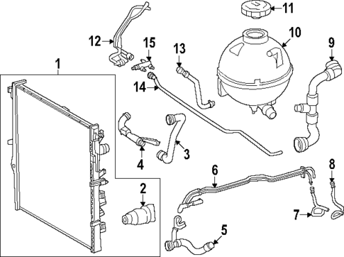 Radiator & Components for 2024 Mercedes-Benz Sprinter 2500 | Mercedes ...