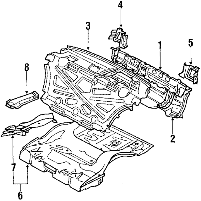811813302A - Body: Panel Below Lid for Audi Image