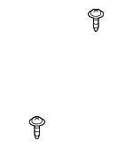 W20164999 - Body: Instrument Panel Screw for Mazda: 3, 5, 6, CX-3, CX-30, CX-5, CX-7, CX-70, CX-9, Millenia, MPV, MX-30 EV, MX-5 Miata, Protege, Protege5 Image