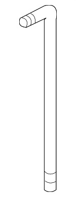 8K0915531 - Electrical: Drain Hose for Audi: A4, A4 Quattro, A5, A5 Quattro, A7 Quattro, allroad, RS5, RS7, S4, S5, S7 Image