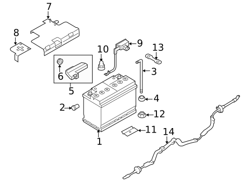 Battery for 2013 Audi RS5 #0