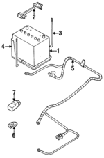 81601AA150 - Electrical: Cable Assembly for Subaru Image